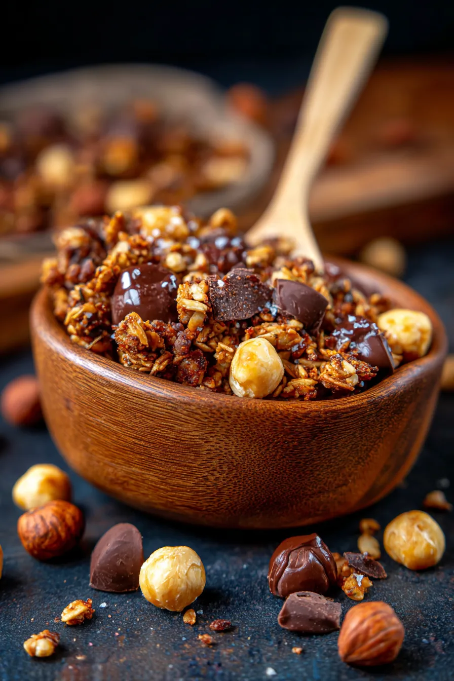 Irresistible Chocolate Hazelnut Granola: Easy Homemade Recipe