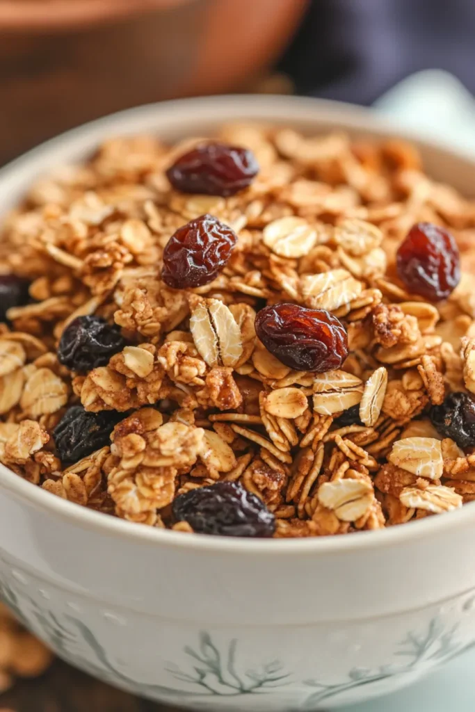 Homemade Cinnamon Raisin Granola: Best Crunchy Breakfast!