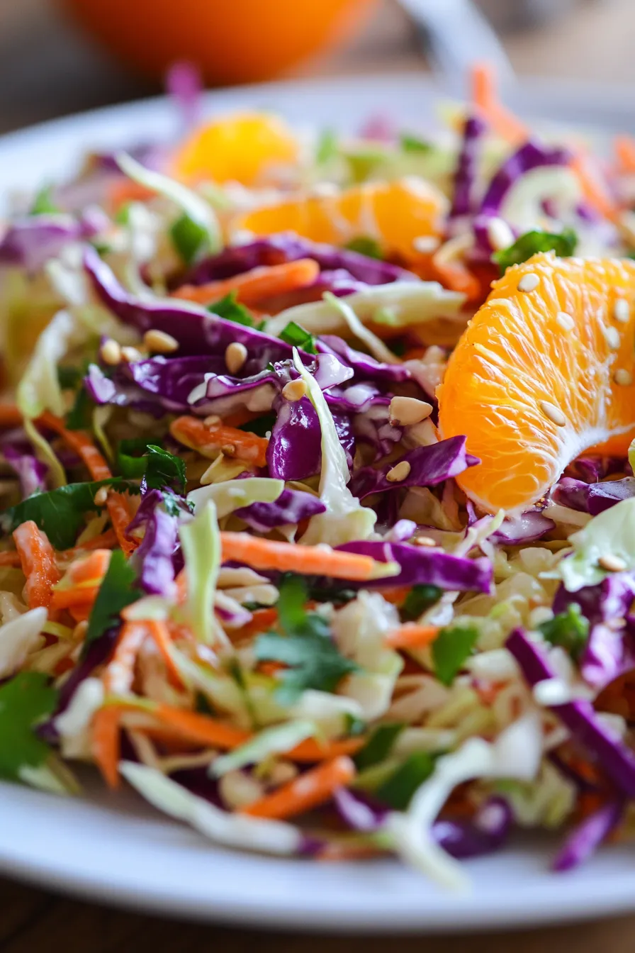 Coleslaw-Orange-Ginger-Dressing-healthy-side-dish