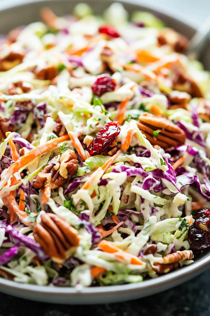 creamy coleslaw bowl