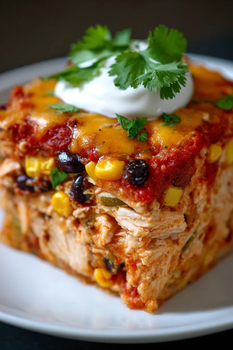 creamy melted cheese casserole