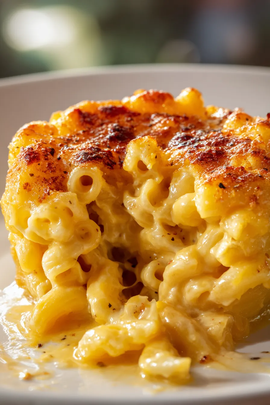 Creamy pasta closeup texture