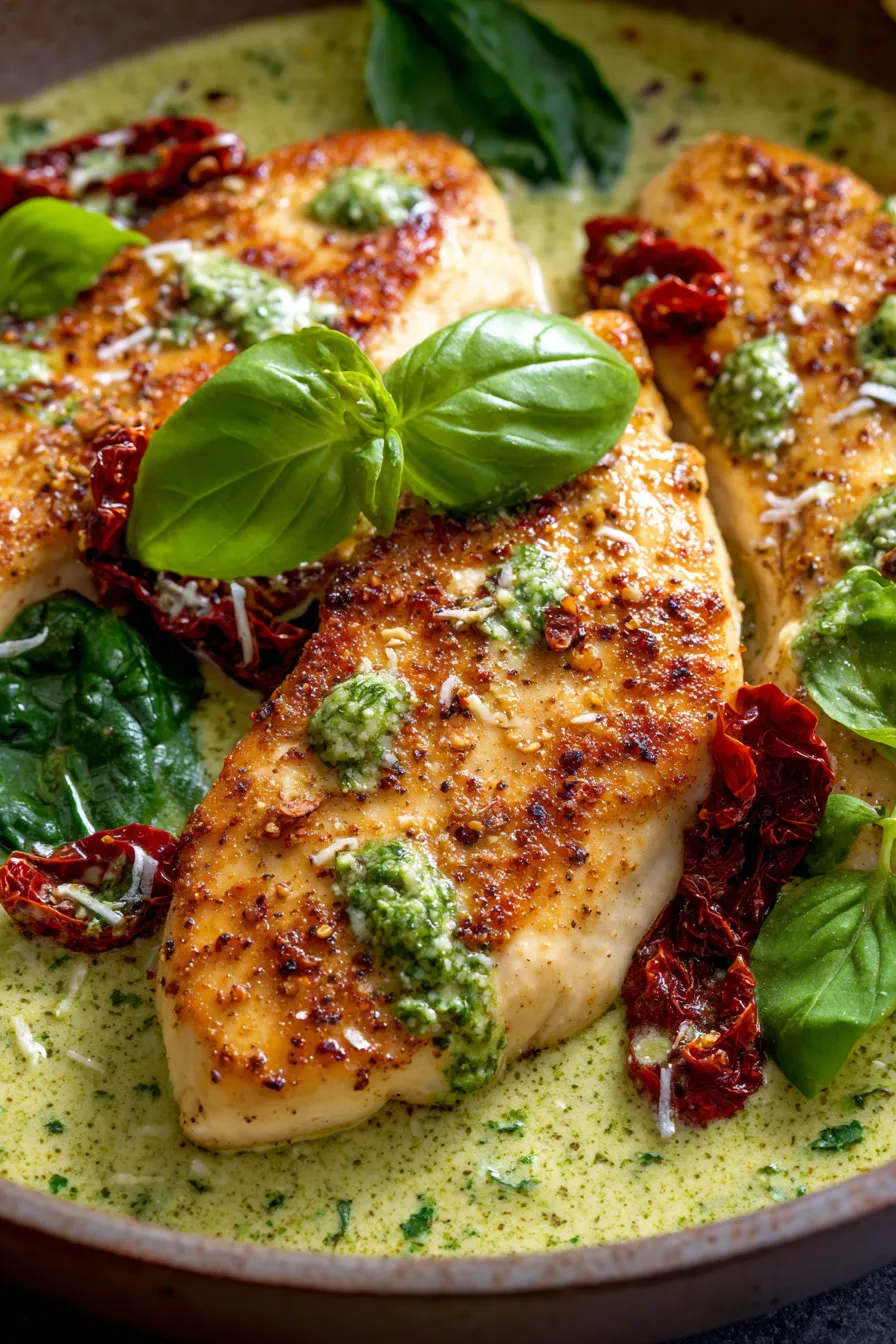 Easy Skillet Creamy Pesto Chicken: Your New Weeknight Favorite!
