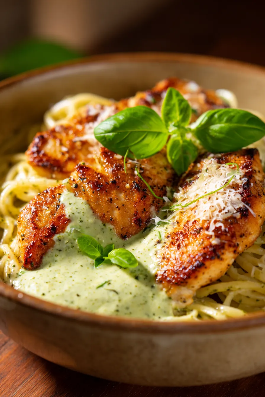 Creamy Pesto Chicken: Easy Weeknight Dinner Recipe