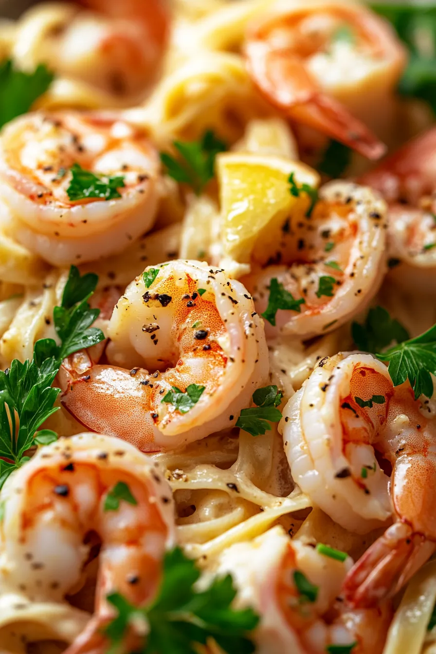 Creamy Shrimp Alfredo with Fresh Lemon Zest-ingredients-fresh