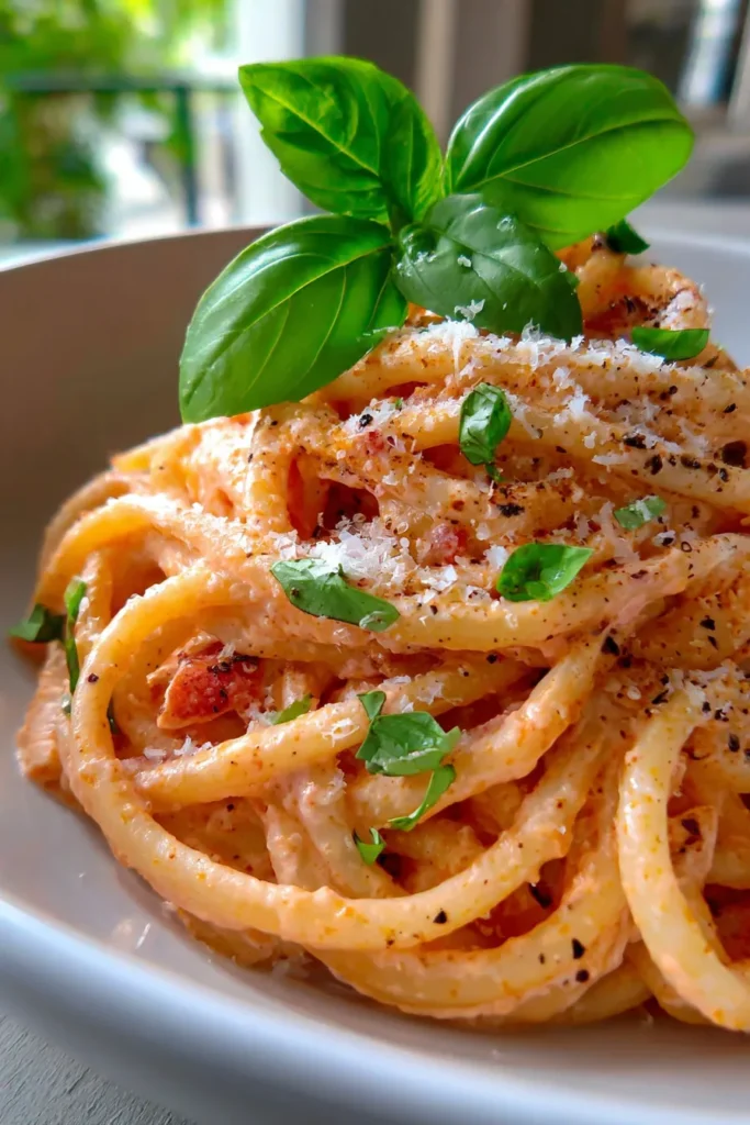 Creamy Tomato Alfredo (Rosé Style) – Easy Comfort Food