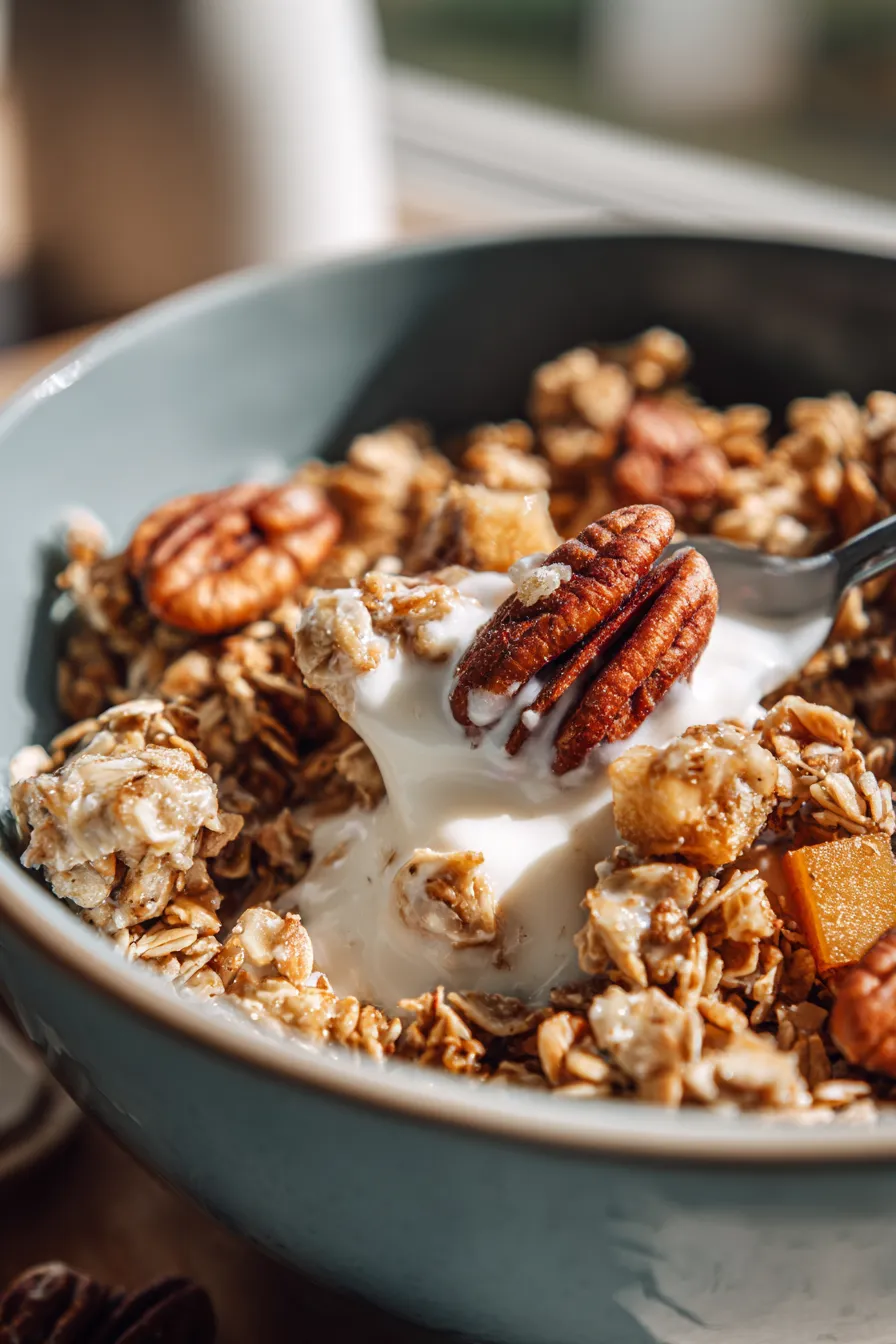 dried apples and oats in bowl ingredients