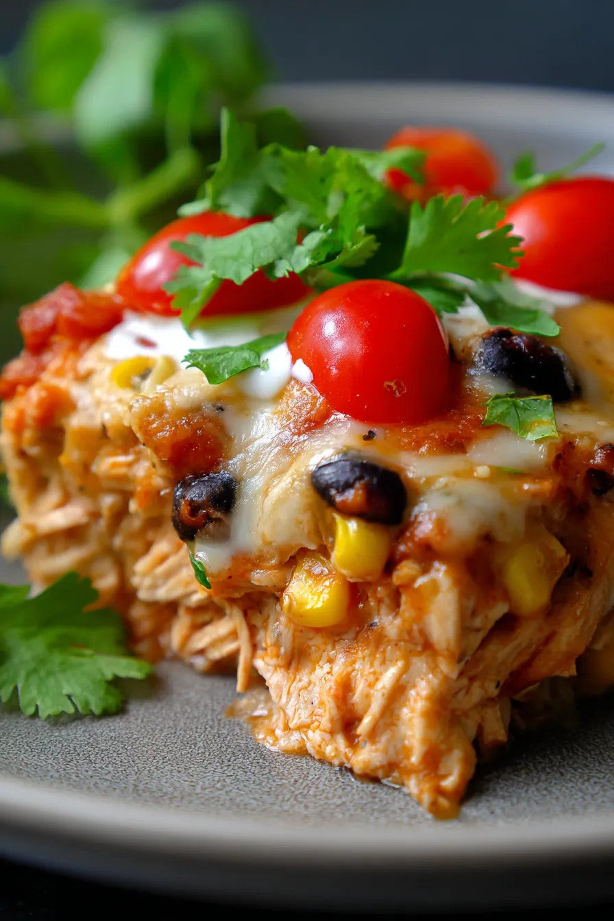 Easy One-Pan Chicken Burrito Casserole: Weeknight Hero!