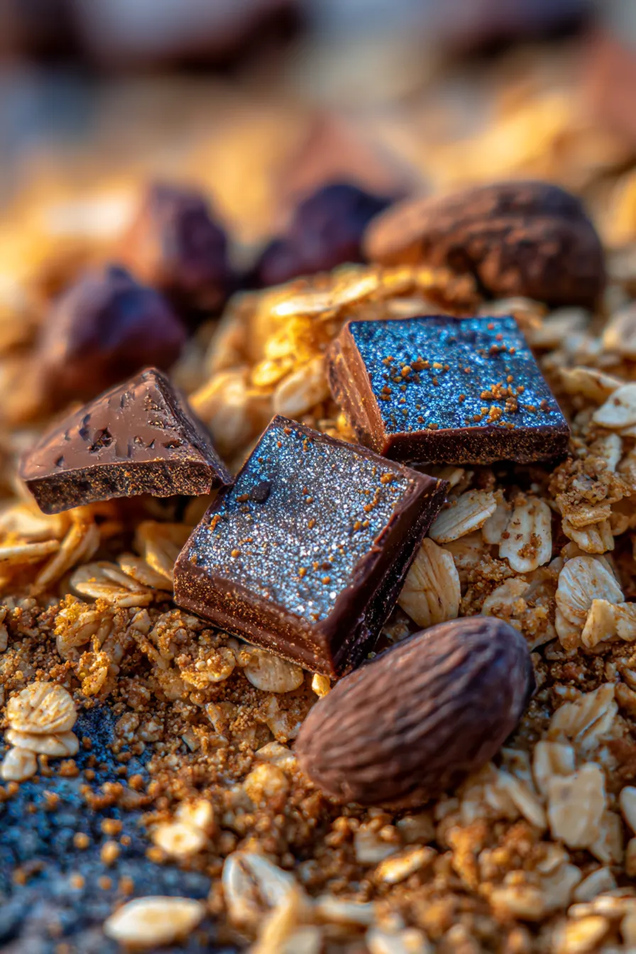 Espresso Chocolate Chunk Granola-texture-closeup