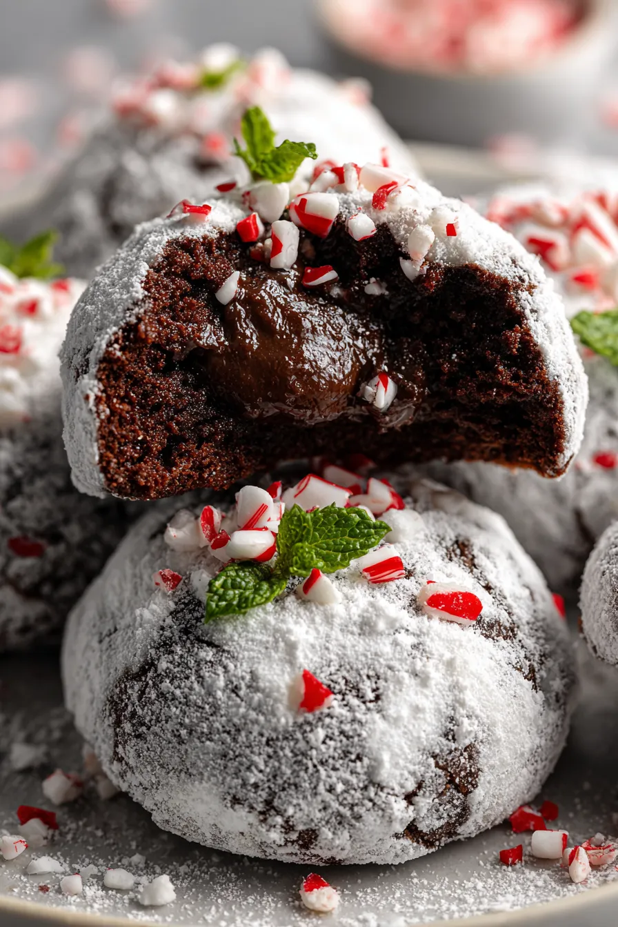 festive winter dessert plate
