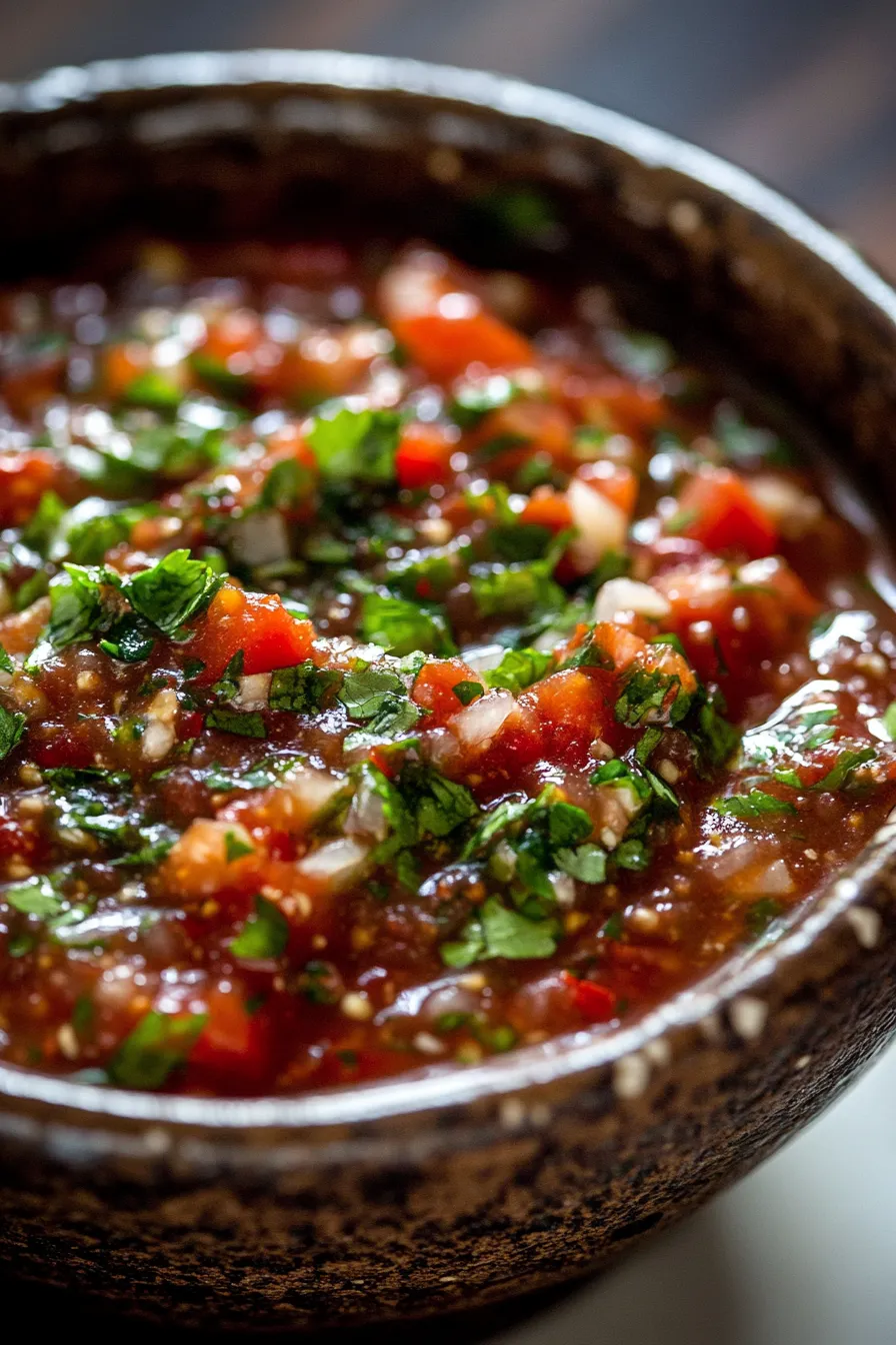 Fire-Roasted Chili Salsa-spoon-serve