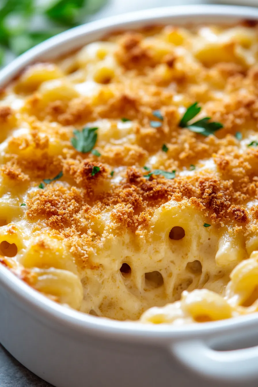 Garlic Butter Mac and Cheese-ingredients-prep