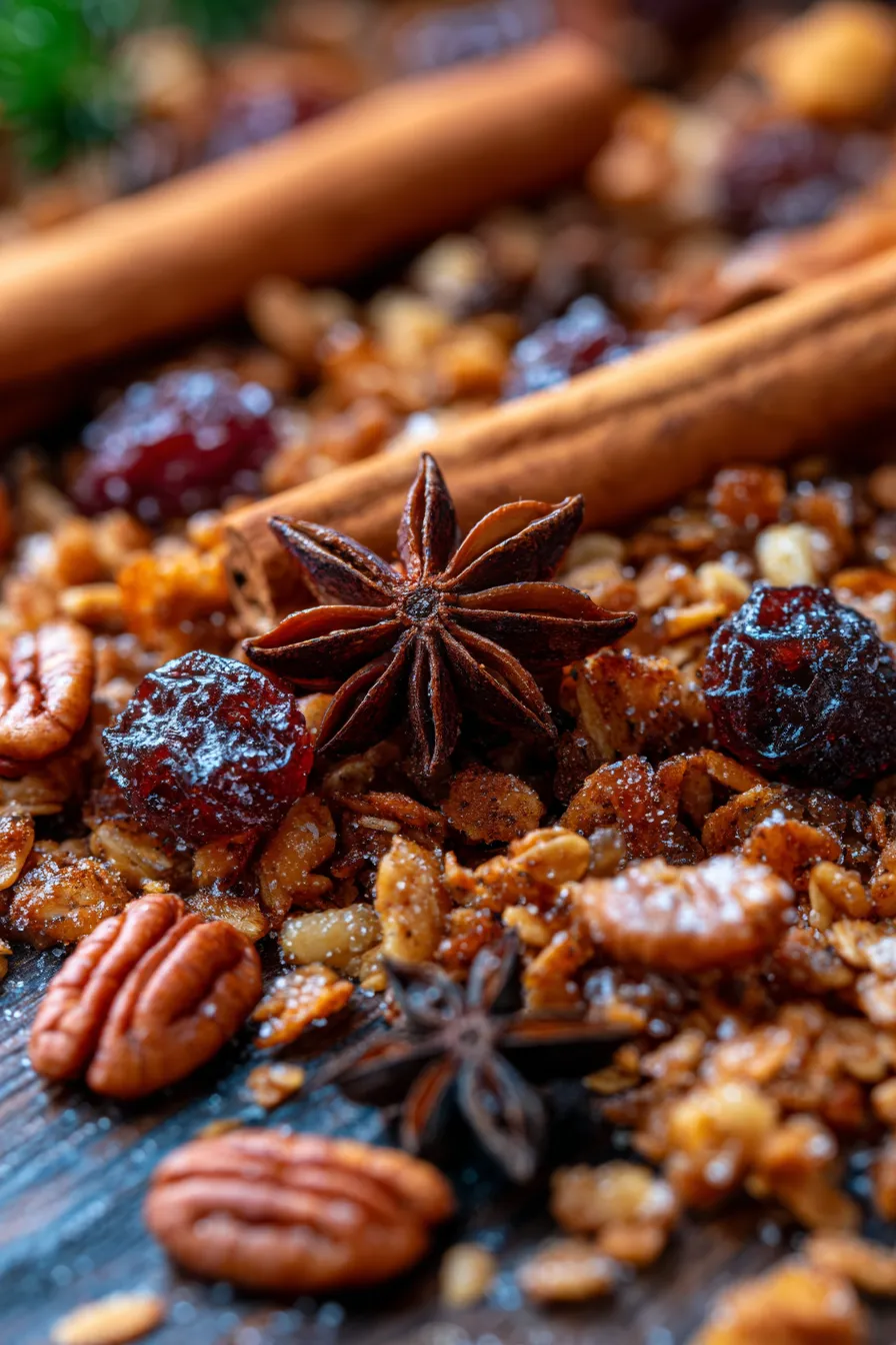 Gingerbread Granola with Molasses: Cozy, Crunchy & Easy!