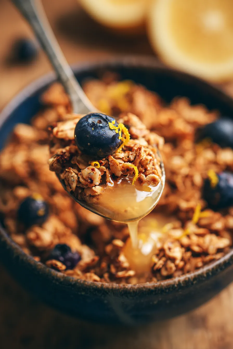 Granola Closeup Crunch Texture