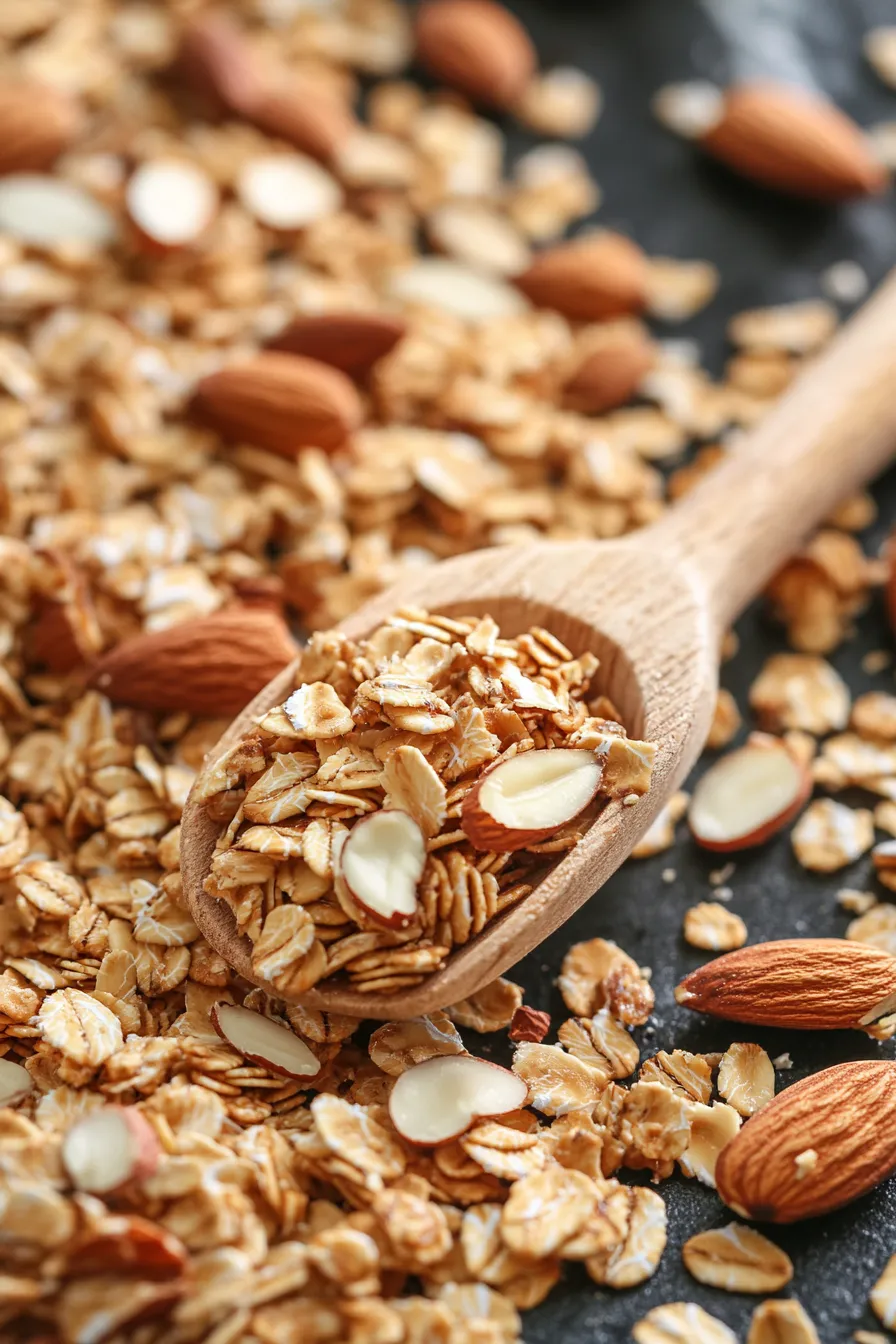 Granola Ingredients-preparation-baking sheet