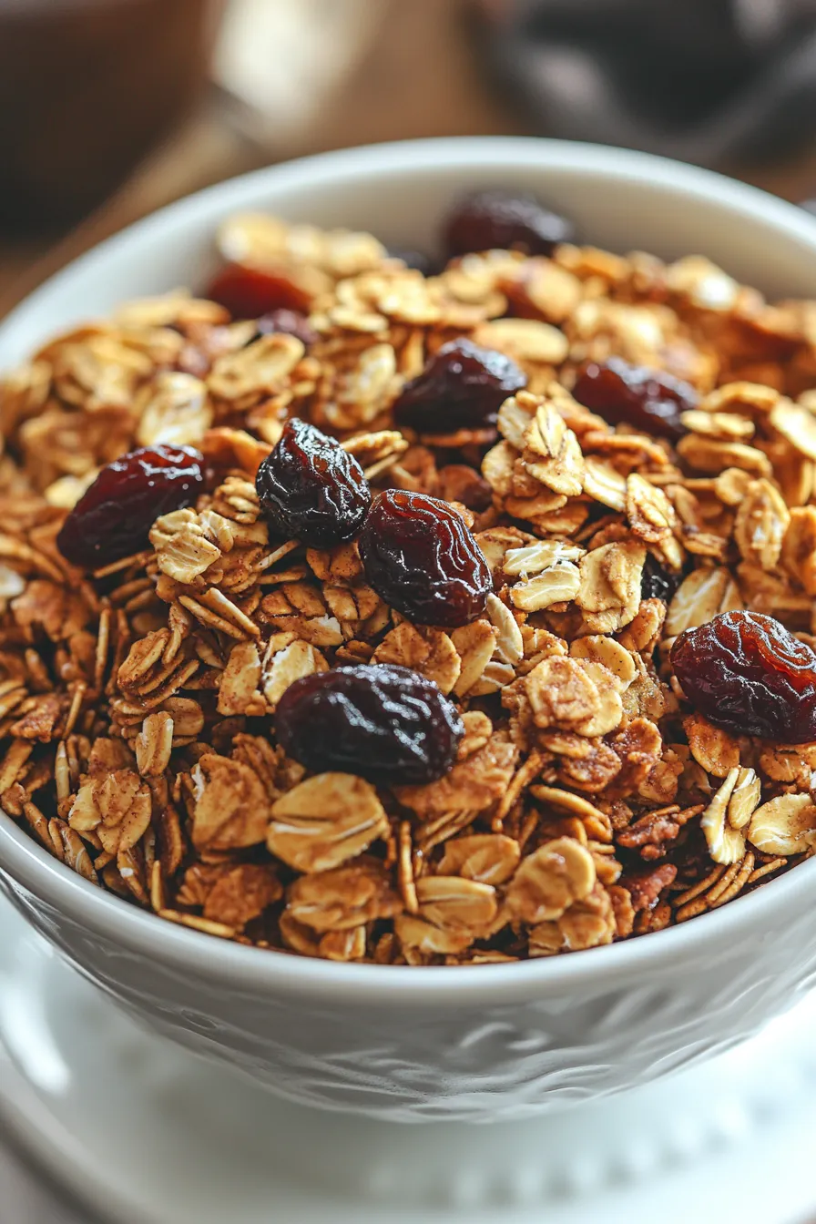 Granola-texture-closeup