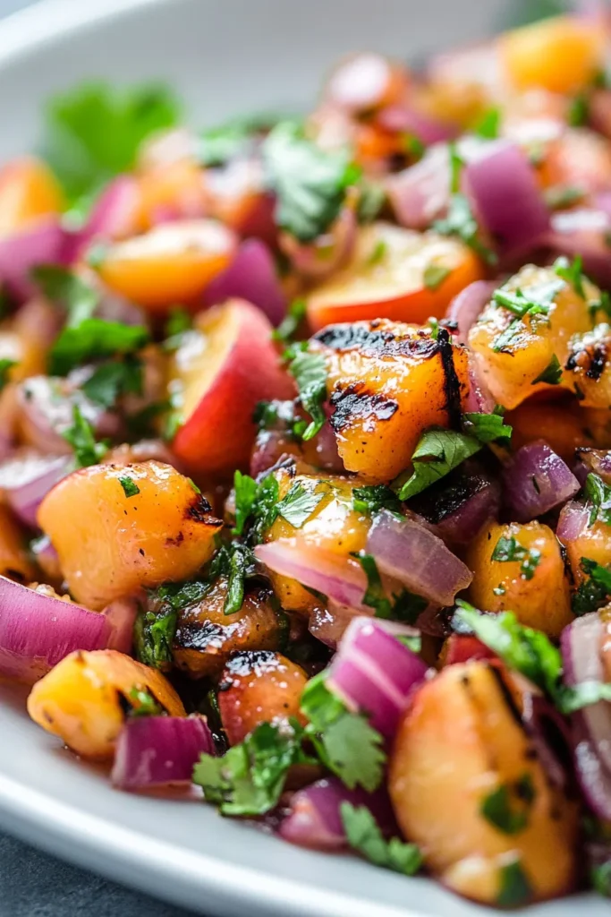 Best Ever Grilled Peach & Red Onion Salsa: Your New Summer Favorite!