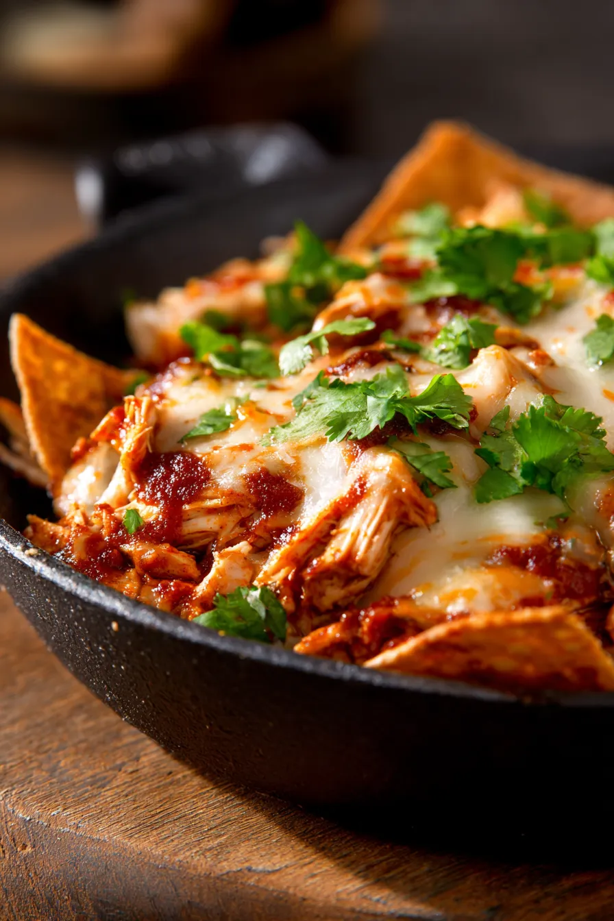 Healthy Crockpot Chicken Enchilada Skillet – Easy Weeknight Meal