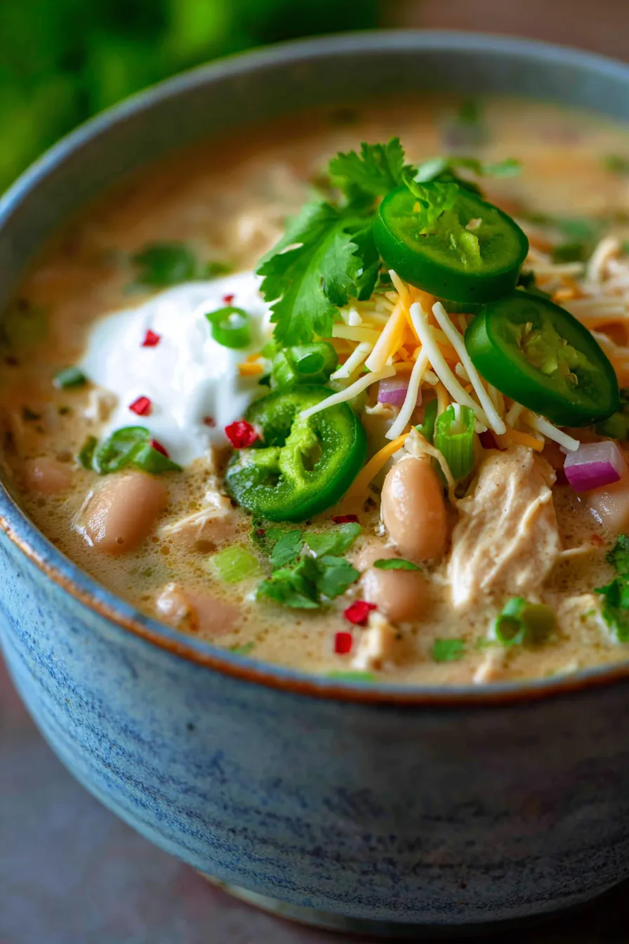 Hearty High Protein White Chicken Chili – Easy Comfort Food