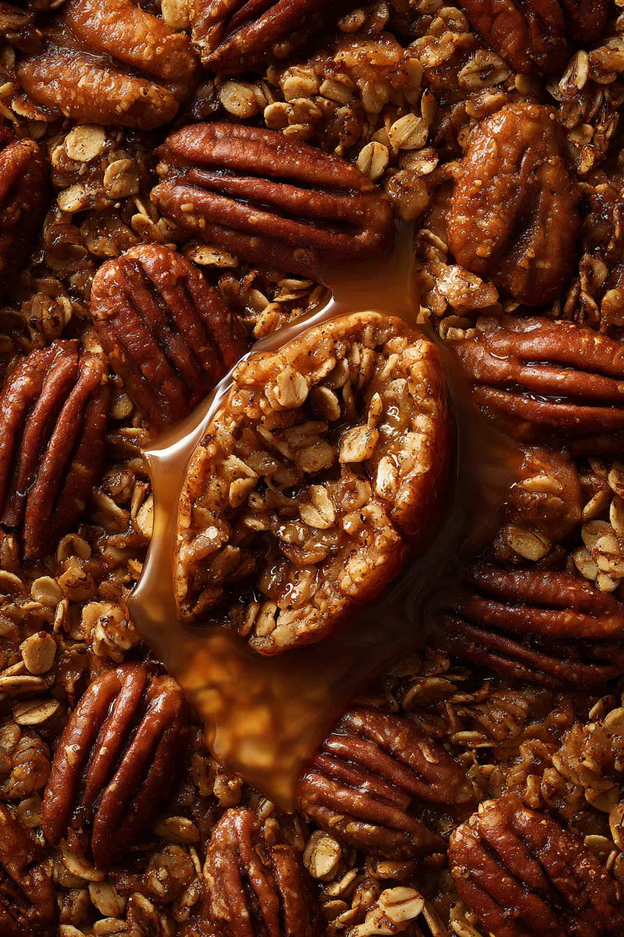 Homemade Pumpkin Granola on Baking Sheet