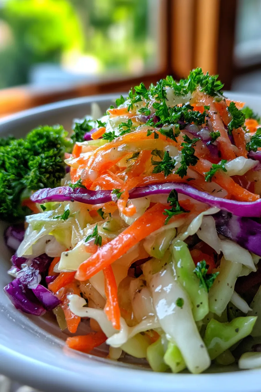 Honey Mustard Coleslaw-closeup-texture