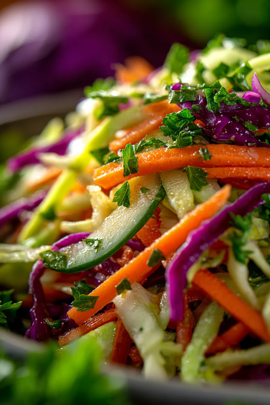 Honey Mustard Coleslaw-garnish-vibrant