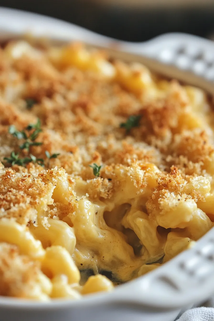 Honey Mustard Mac and Cheese-serving-spoonful