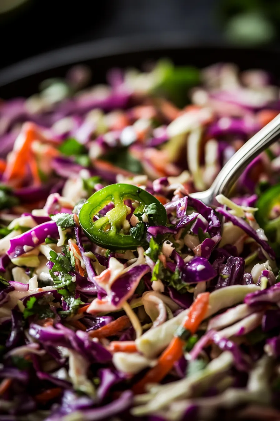 Jalapeño Lime Coleslaw-dressing-fresh-ingredients
