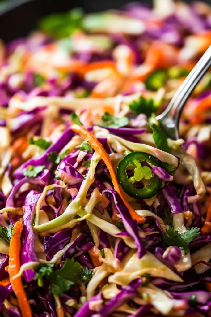 Zesty Jalapeño Lime Coleslaw: Spicy & Fresh Side