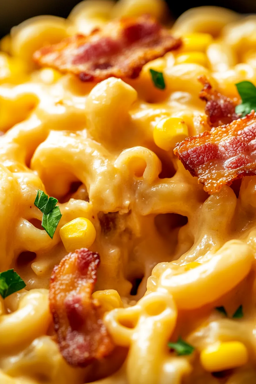Ultimate Mac and Cheese with Bacon & Sweet Corn Recipe