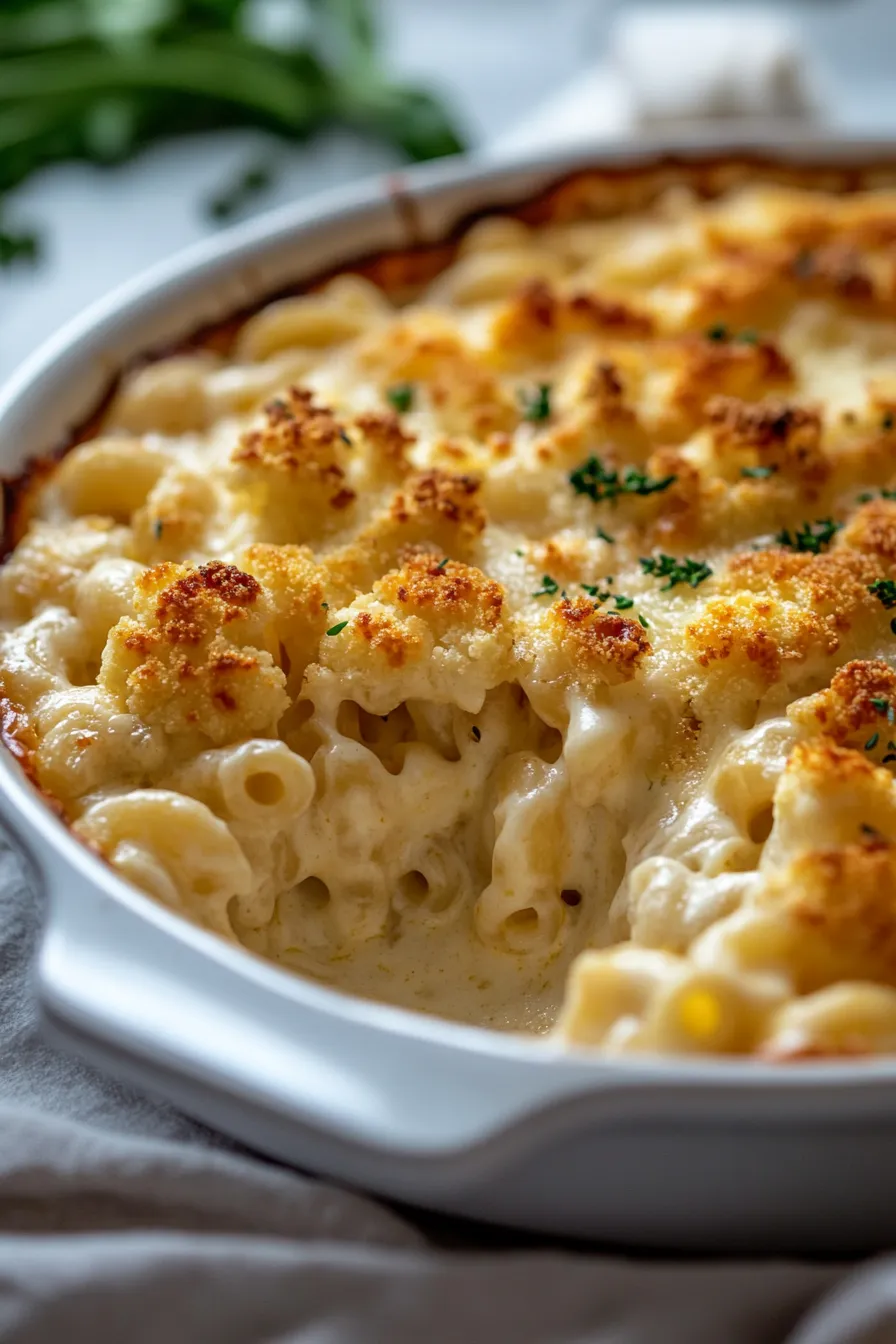 Ultimate Mac and Cheese with Crispy Cauliflower Recipe