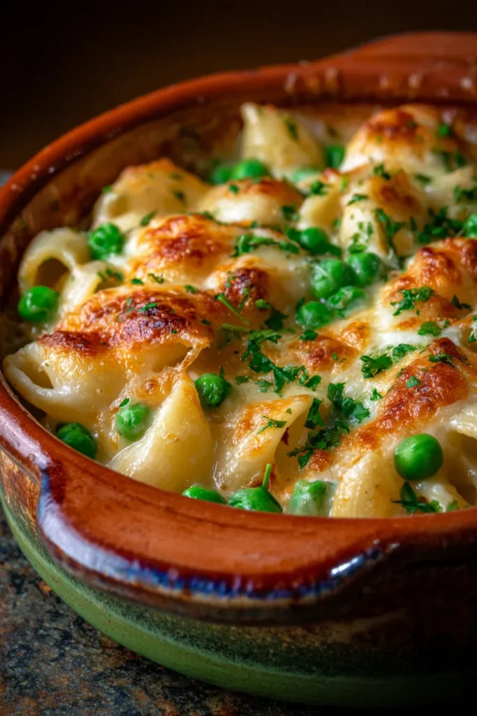 Creamy Mac and Cheese with Green Peas: Easy Comfort Food!