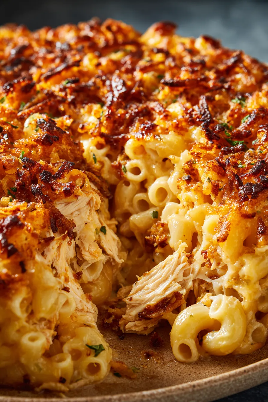 macaroni bake cross section texture