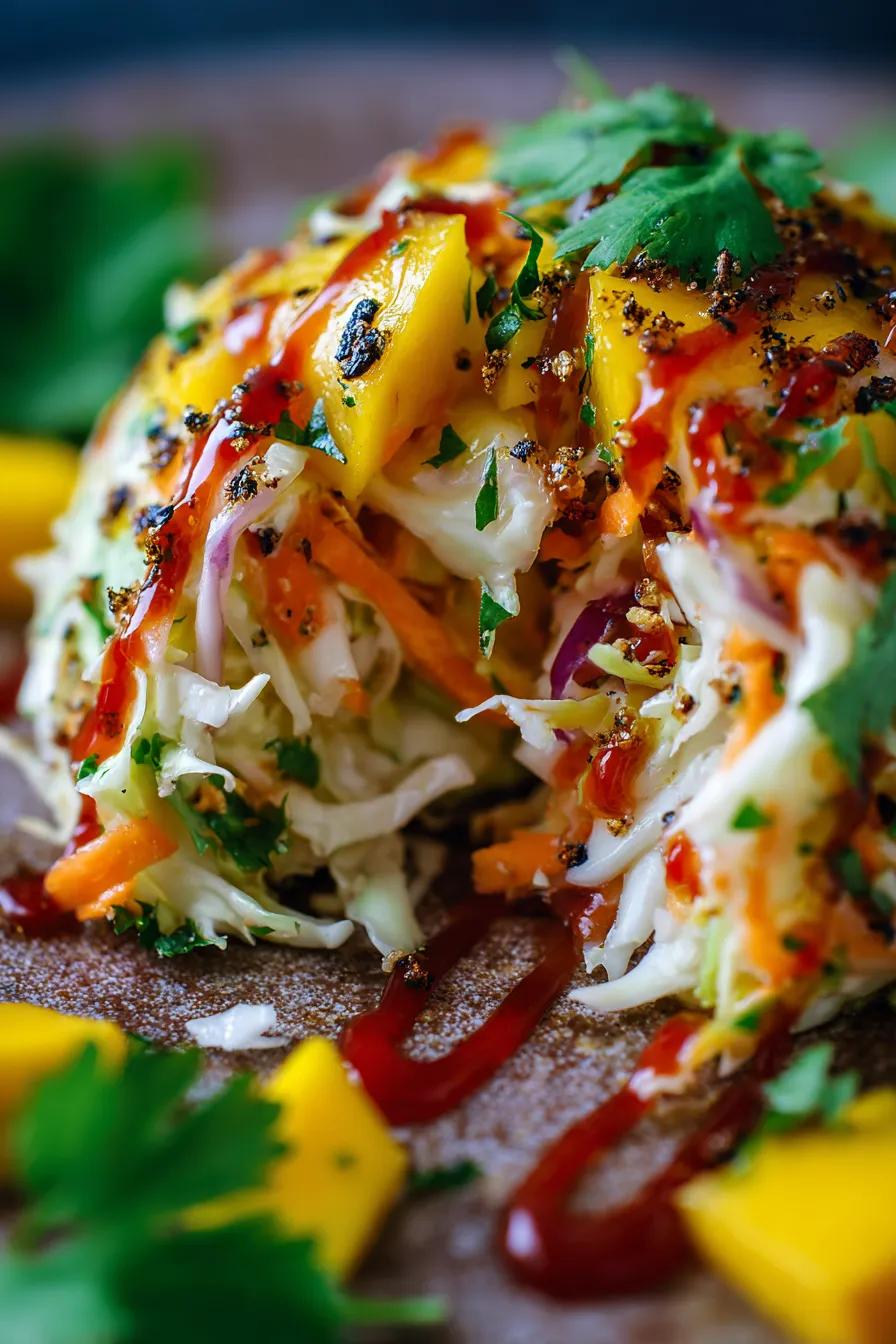 Mango Chili dressing preparation