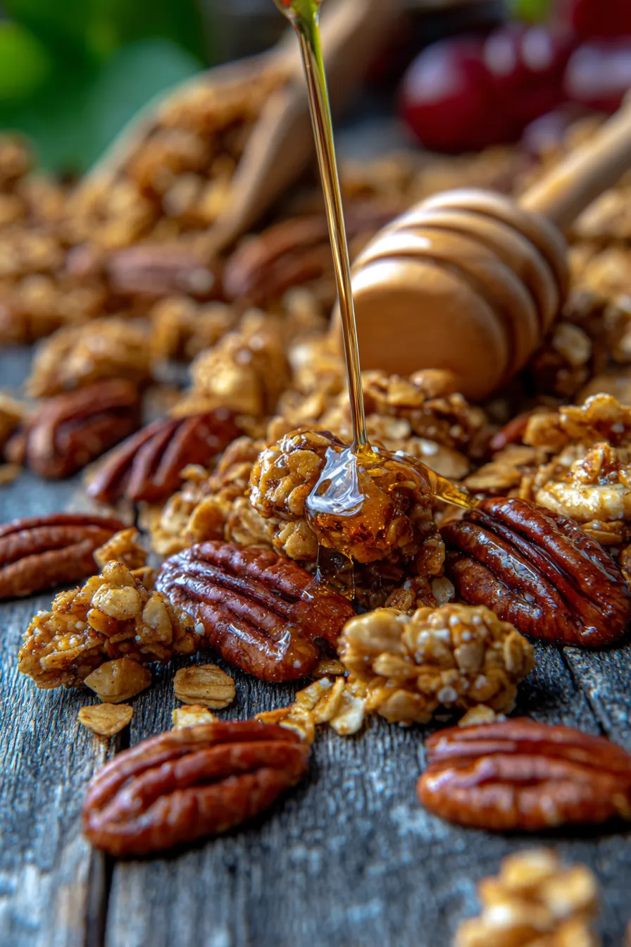 Maple Pecan Crunch Granola-bowl-texture