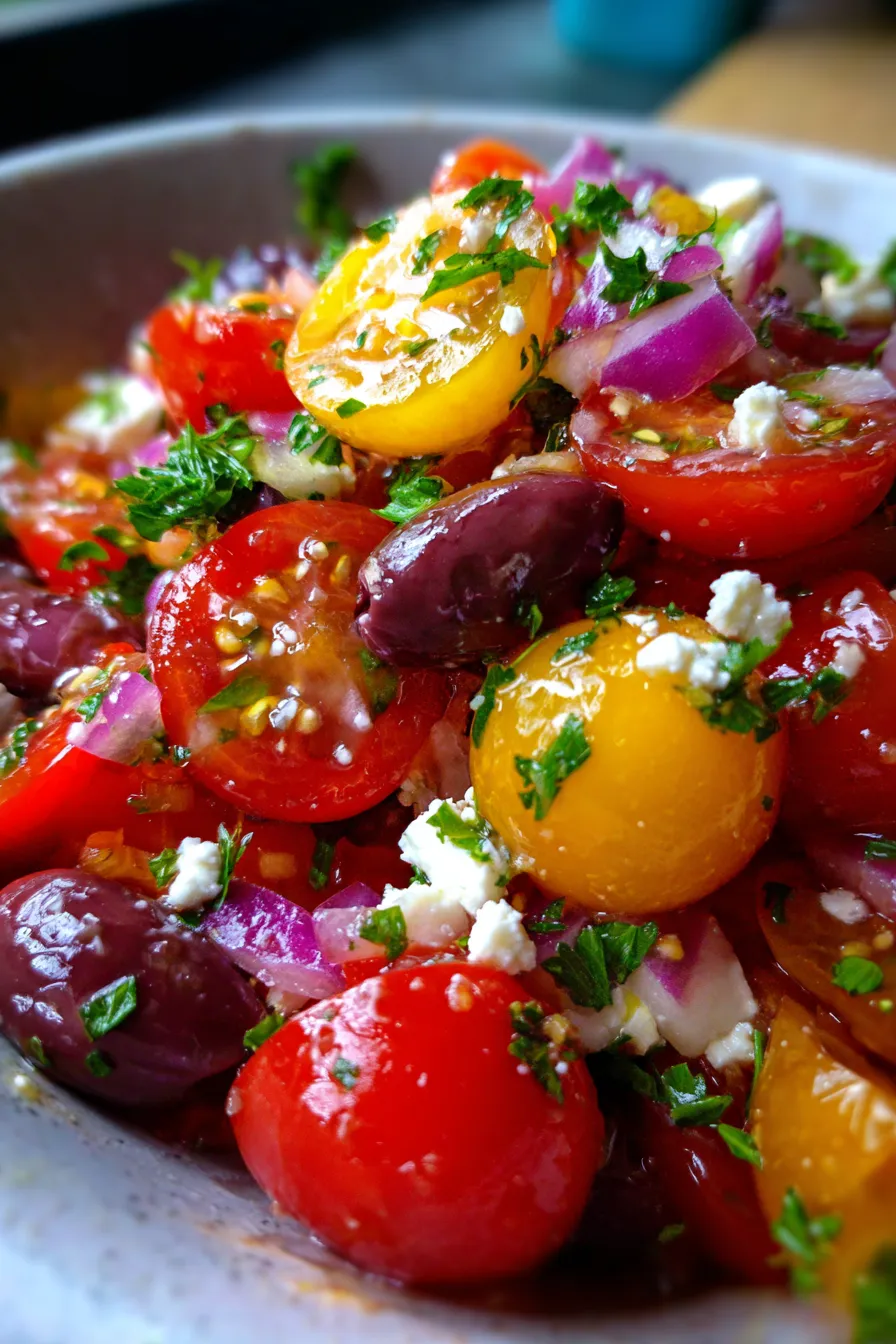 Mediterranean Feta Salsa served with chips