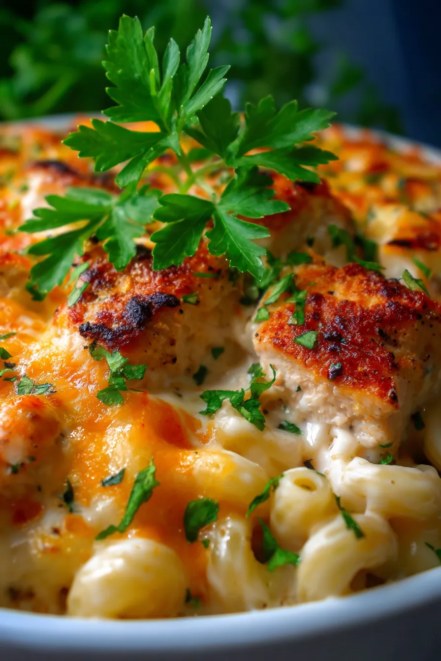 Million Dollar Chicken Casserole-fresh ingredients-artistic