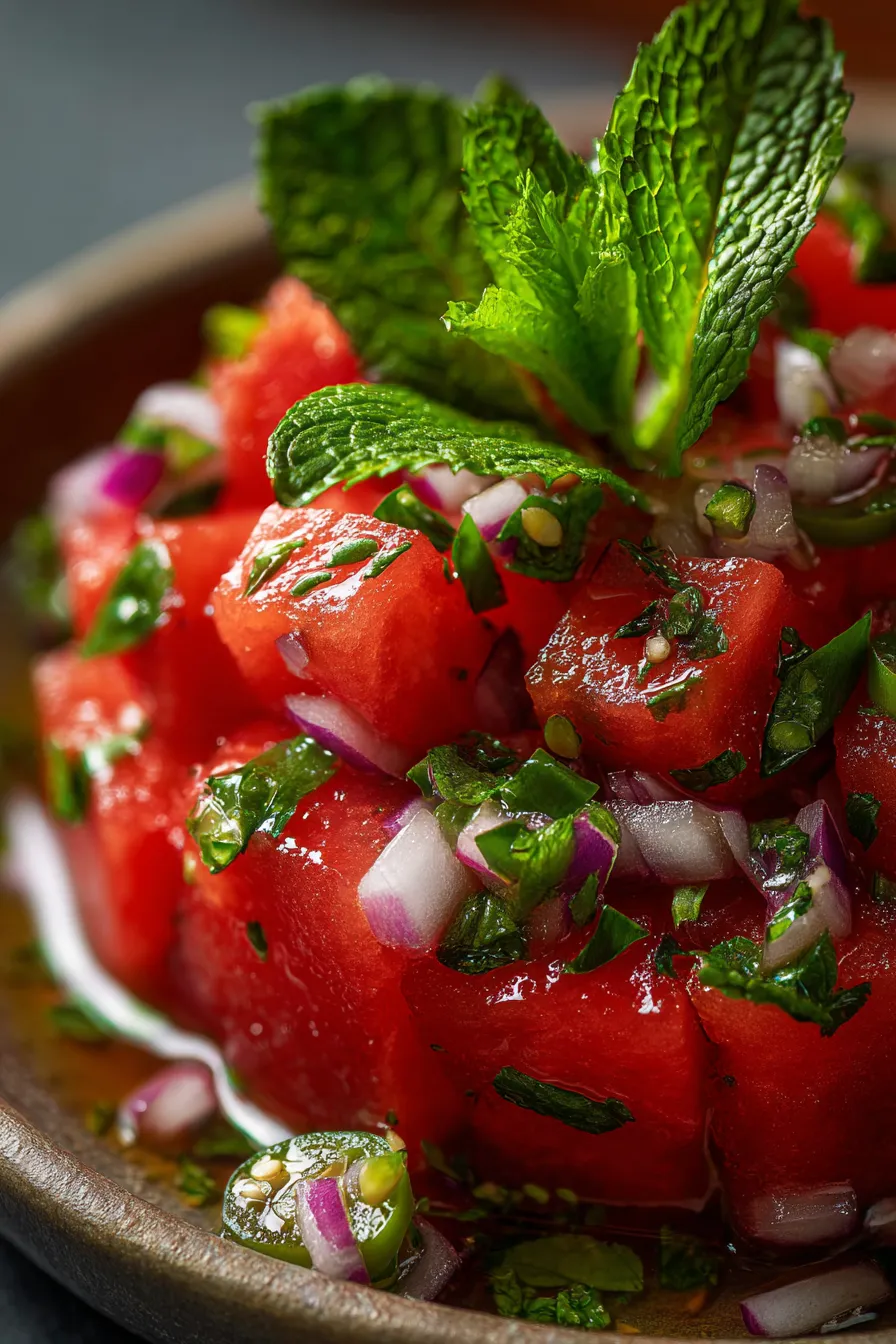 Mint Salsa-texture-closeup