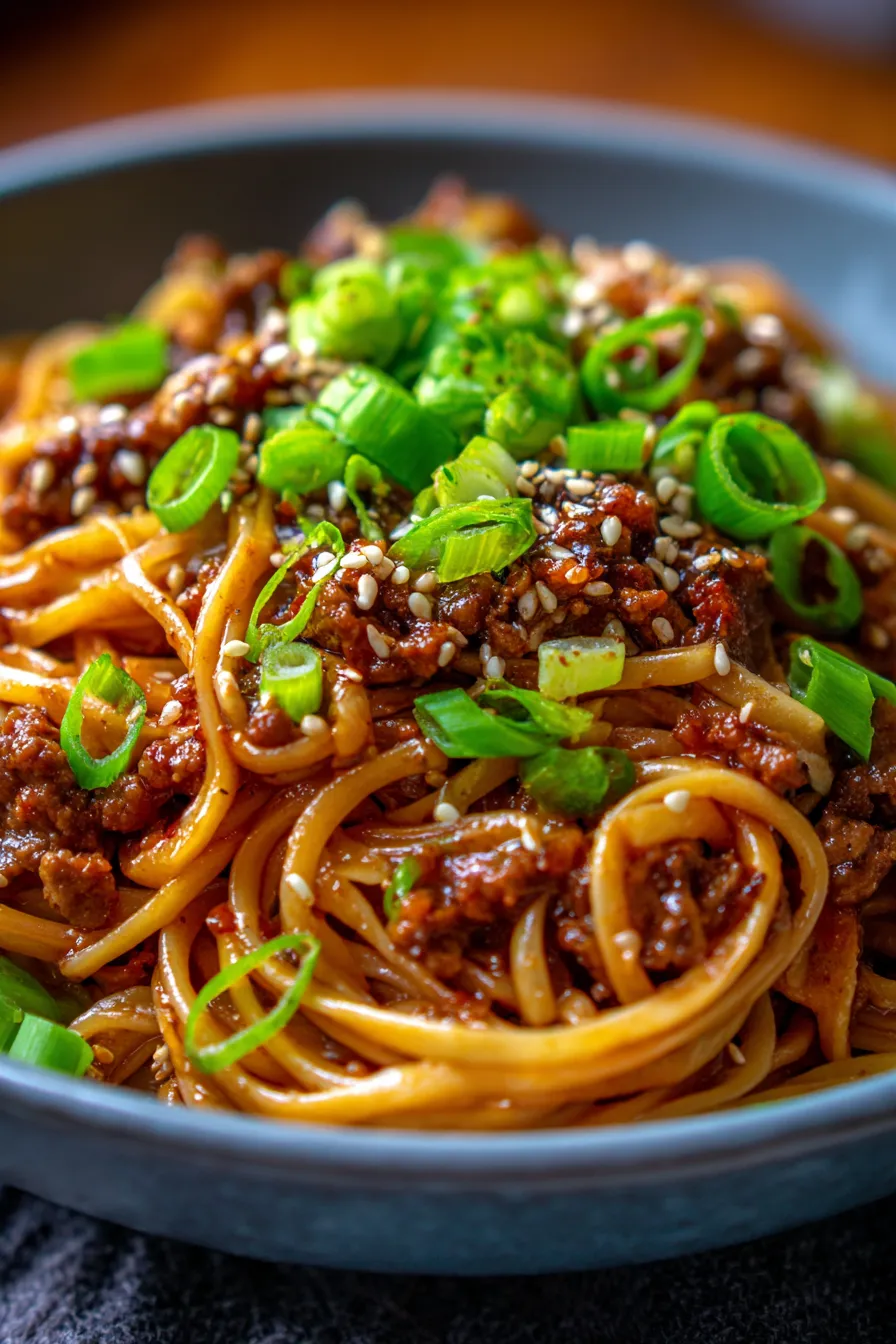 Noodles-beef-garnish-fresh
