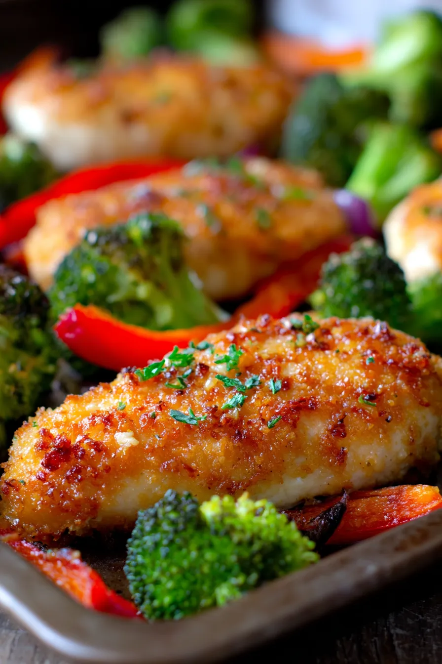 Parmesan Crusted Chicken Sheet Pan Dinner (Crispy &amp; Juicy)-ingredients-fresh