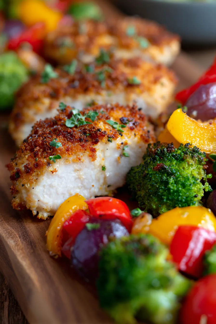 Parmesan Crusted Chicken Sheet Pan Meal Prep-meal-prep-containers