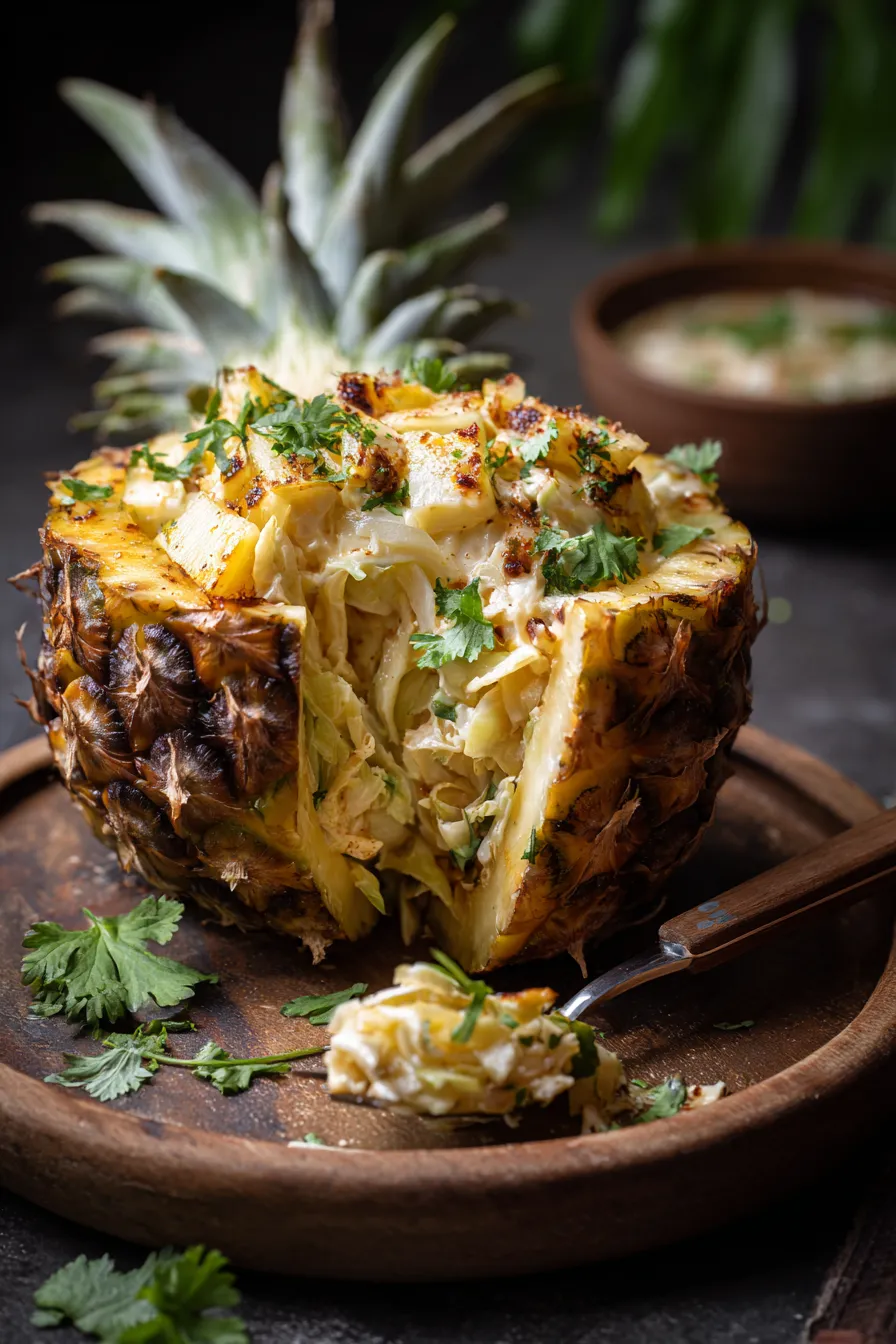 Pineapple Cabbage Salad fresh ingredients