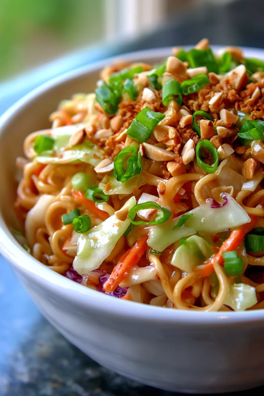 Ramen crunch salad texture