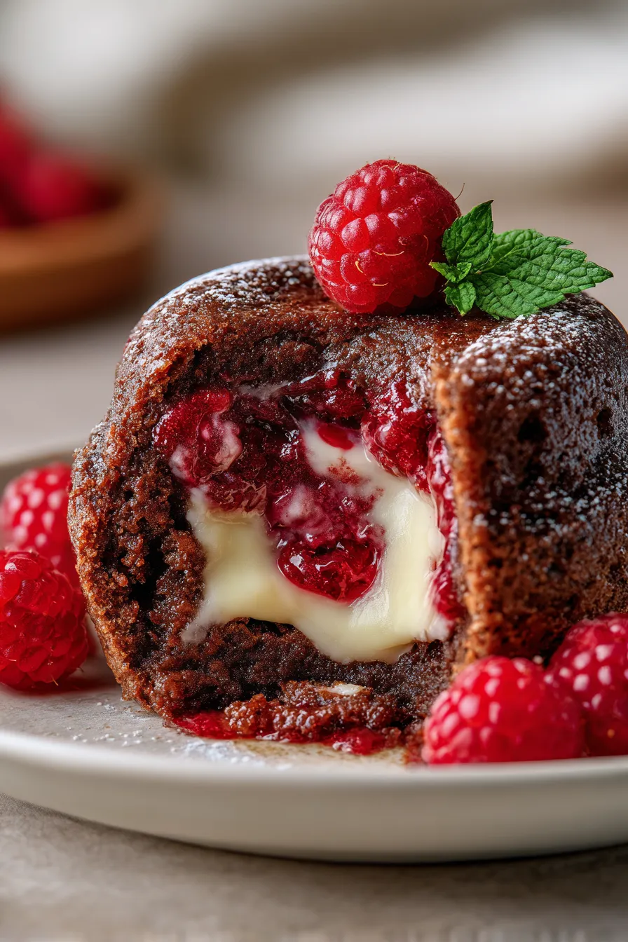 raspberry swirl batter close up