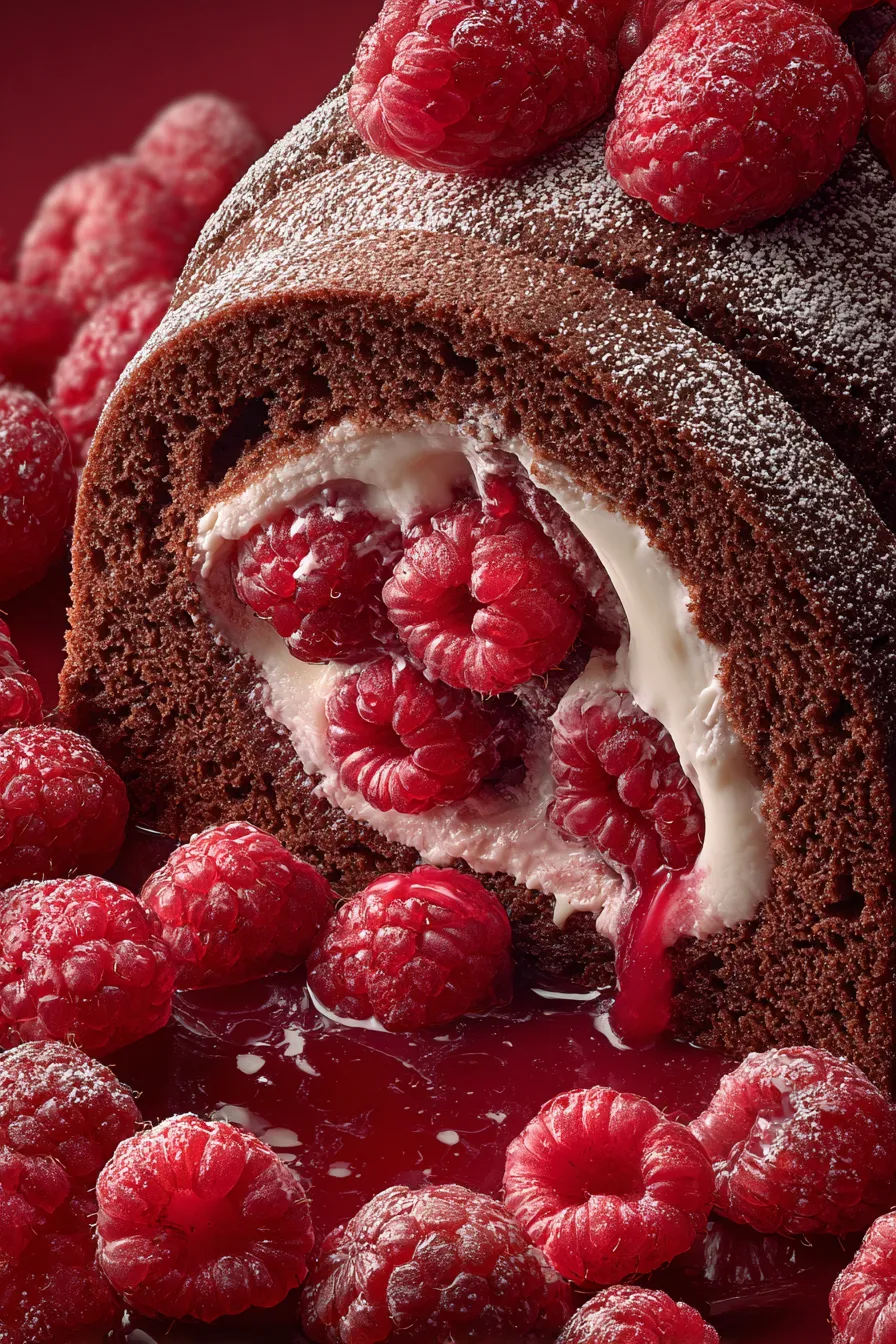 Best Ever Raspberry Swirl Chocolate Cake Recipe (Showstopper)