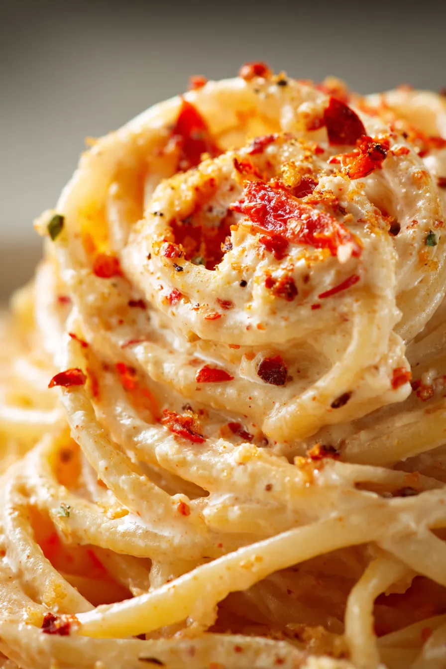 red pepper swirl sauce texture