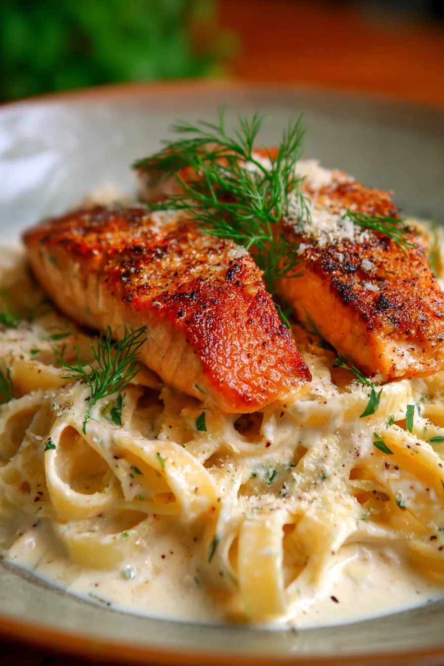 Salmon Alfredo-sauce-texture