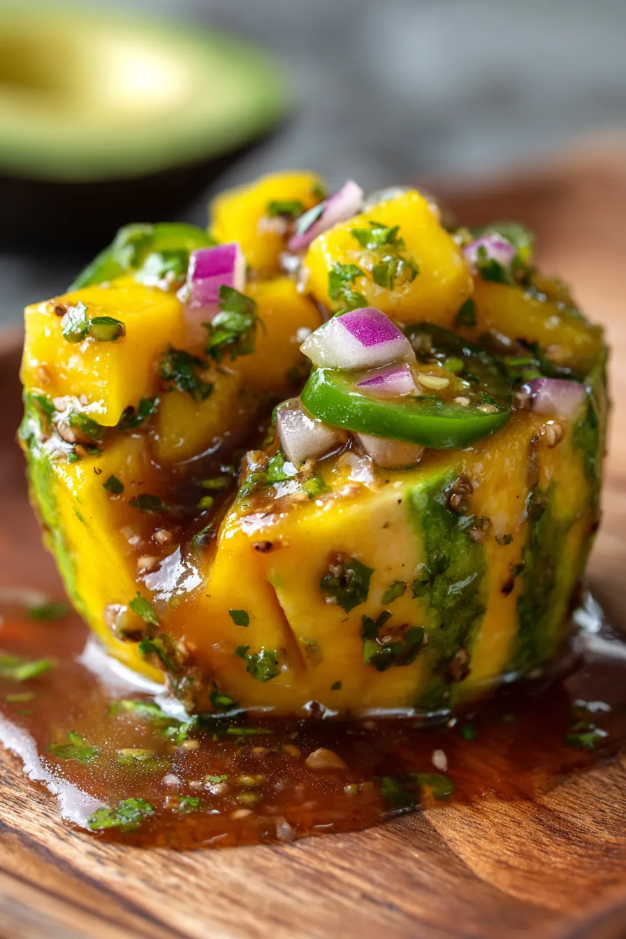 salsa served on grilled fish