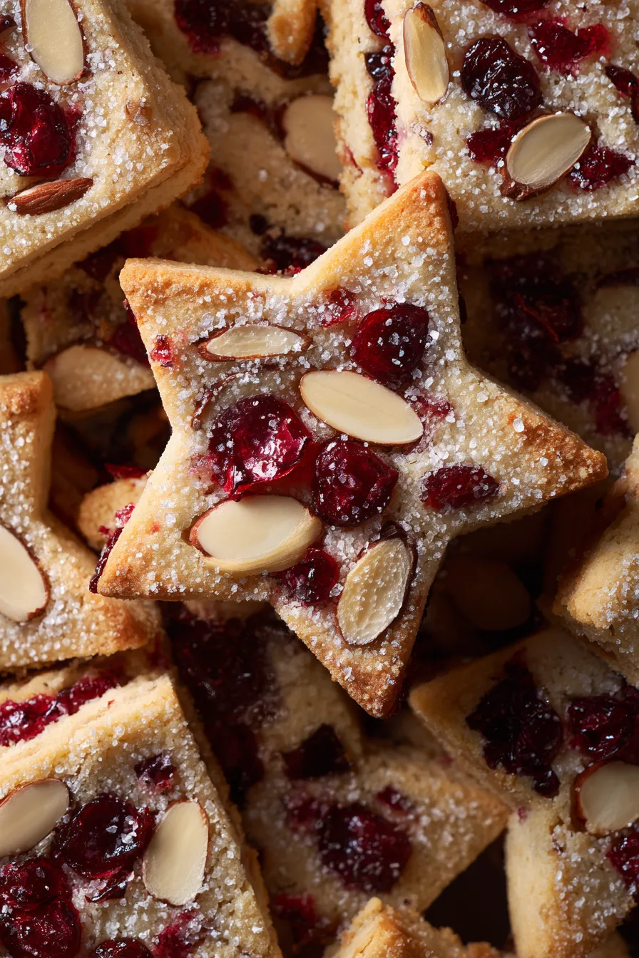 shortbread cookie cutting