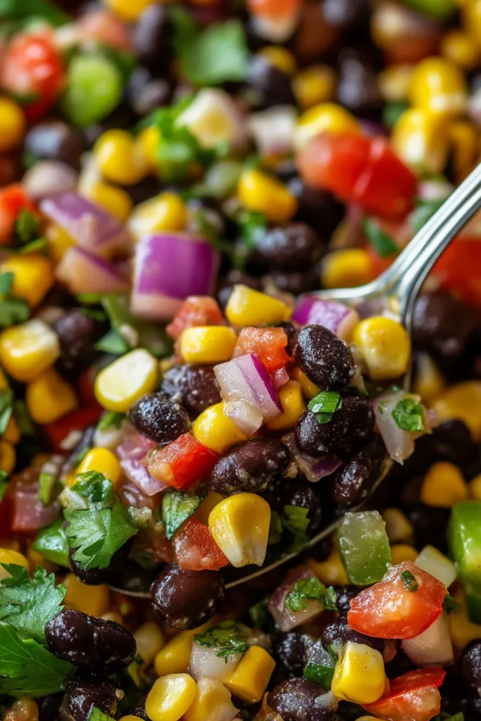Zesty Spicy Black Bean & Corn Salsa: Easy Recipe!